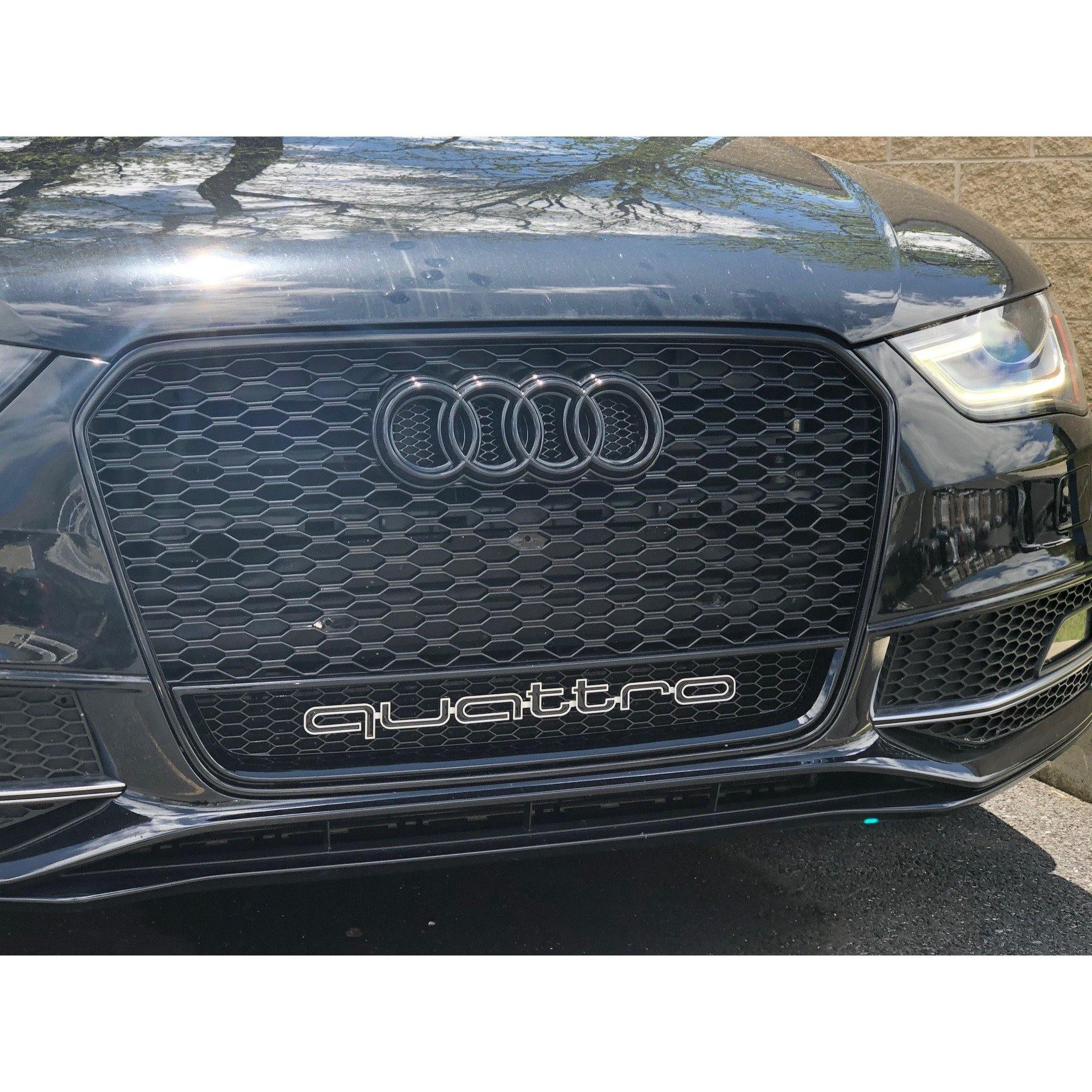RS Honeycomb Front Grille for 2013-2016 Audi A4/S4 B8.5 Models - Image 8