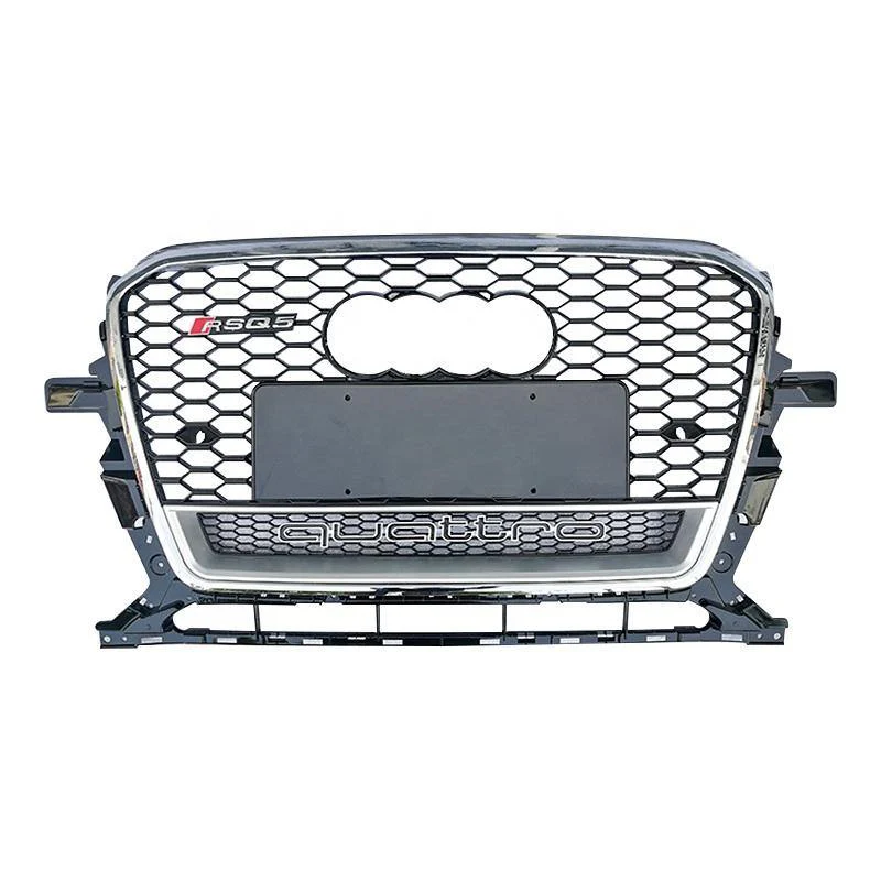 RS Honeycomb Front Grille for 2013-2017 Audi Q5/SQ5 B8.5 Models - Image 4