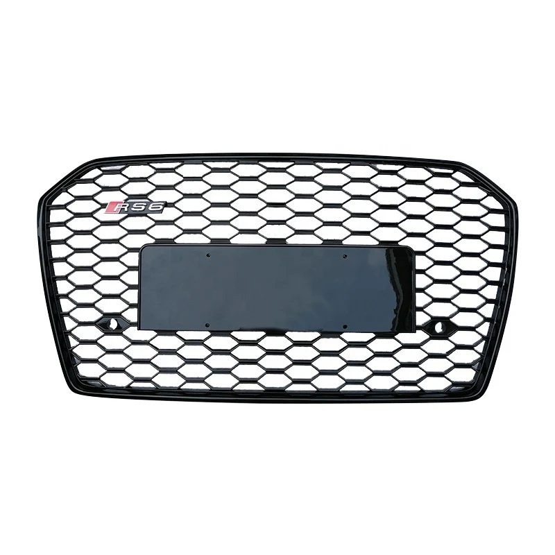 RS Honeycomb Front Grille for 2016-2018 Audi A6/S6 C7.5 Models - Image 6