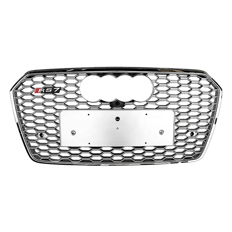 RS Honeycomb Front Grille for 2016-2018 Audi A7/S7 C7.5 Models - Image 3