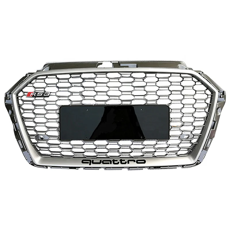 RS Honeycomb Front Grille for 2017-2019 Audi A3/S3 8V.5 Models - Image 11