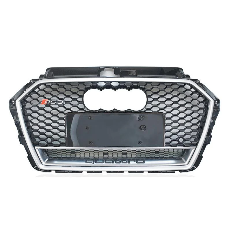 RS Honeycomb Front Grille for 2017-2019 Audi A3/S3 8V.5 Models - Image 12