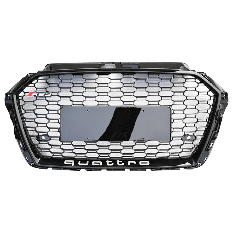 RS Honeycomb Front Grille for 2017-2019 Audi A3/S3 8V.5 Models - Image 17