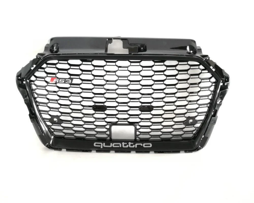 RS Honeycomb Front Grille for 2017-2019 Audi A3/S3 8V.5 Models - Image 4