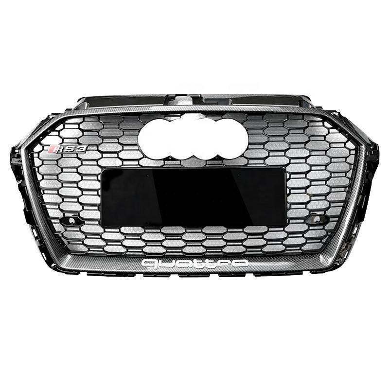 RS Honeycomb Front Grille for 2017-2019 Audi A3/S3 8V.5 Models - Image 6