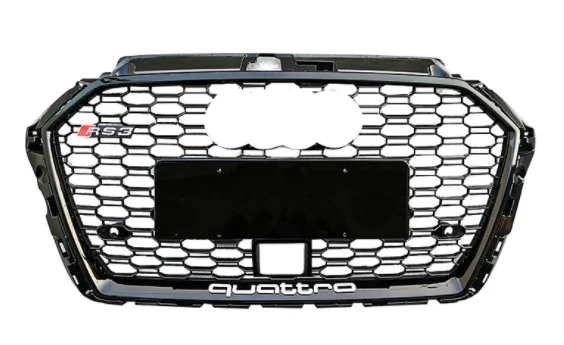 RS Honeycomb Front Grille for 2017-2019 Audi A3/S3 8V.5 Models - Image 8