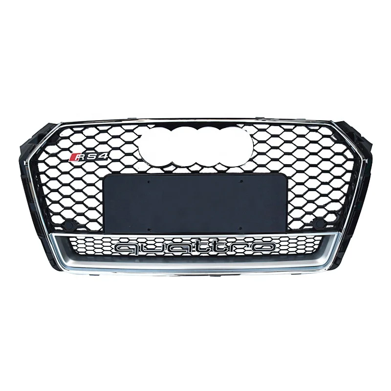 RS Honeycomb Front Grille for 2017-2019 Audi A4/S4 B9 Models - Image 18