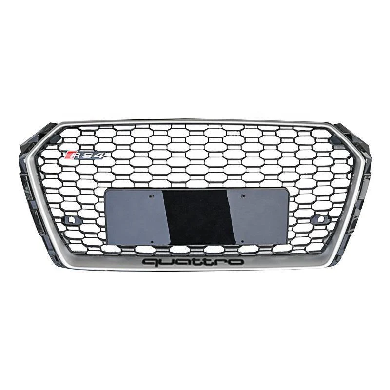 RS Honeycomb Front Grille for 2017-2019 Audi A4/S4 B9 Models - Image 3