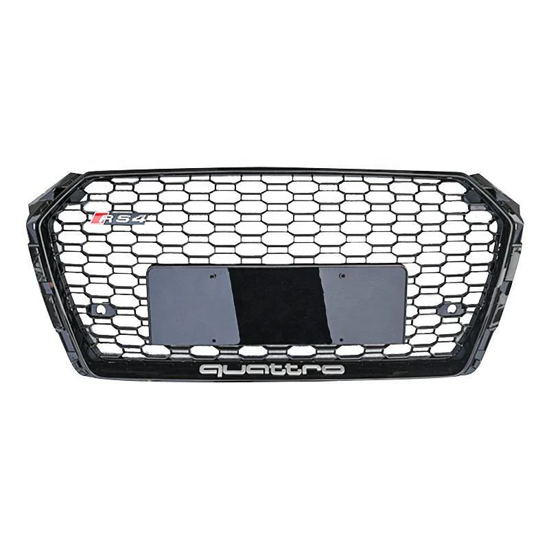 RS Honeycomb Front Grille for 2017-2019 Audi A4/S4 B9 Models - Image 4