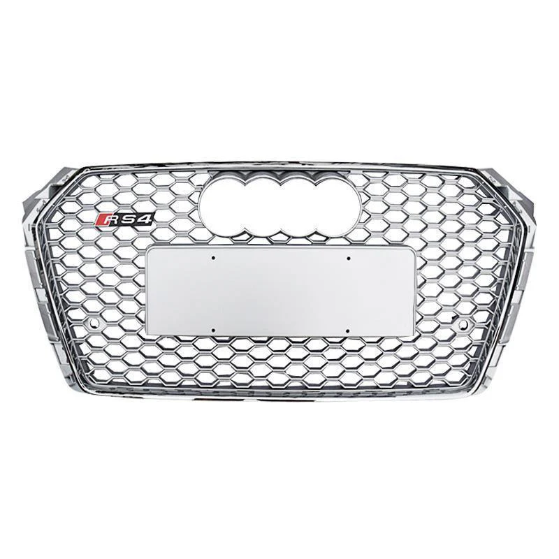 RS Honeycomb Front Grille for 2017-2019 Audi A4/S4 B9 Models - Image 6