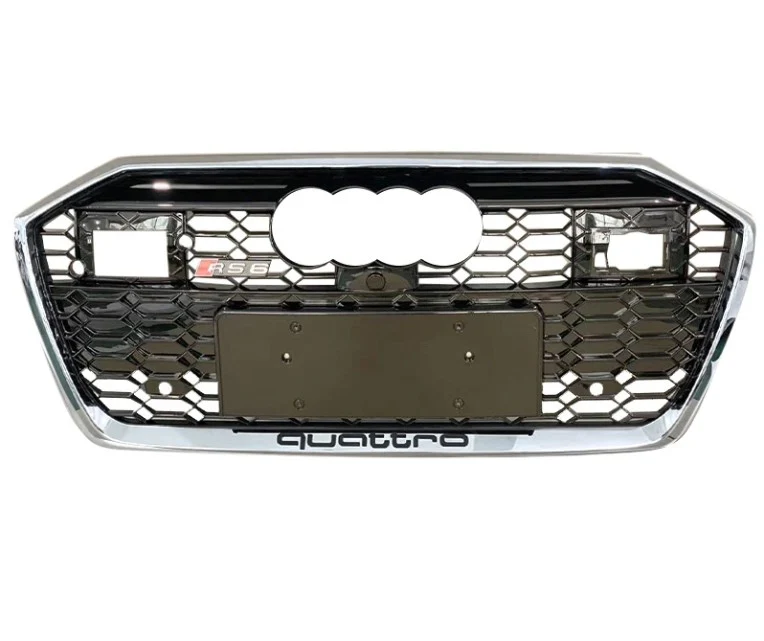 RS Honeycomb Front Grille for 2019-2023 Audi A6/S6 C8 Models - Image 7