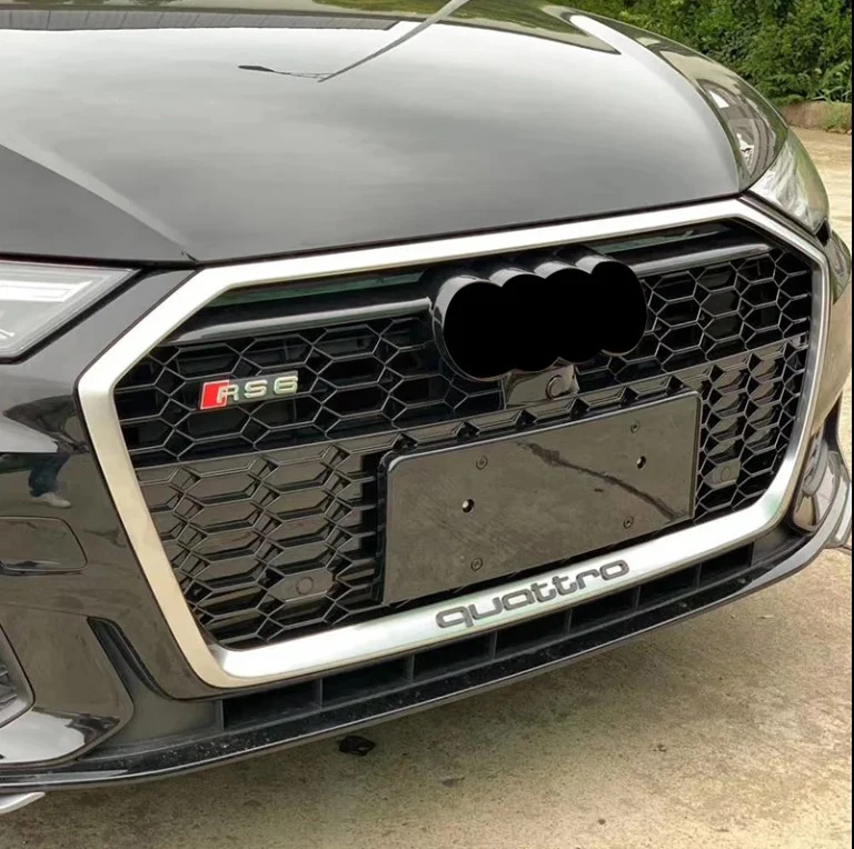RS Honeycomb Front Grille for 2019-2023 Audi A6/S6 C8 Models - Image 9