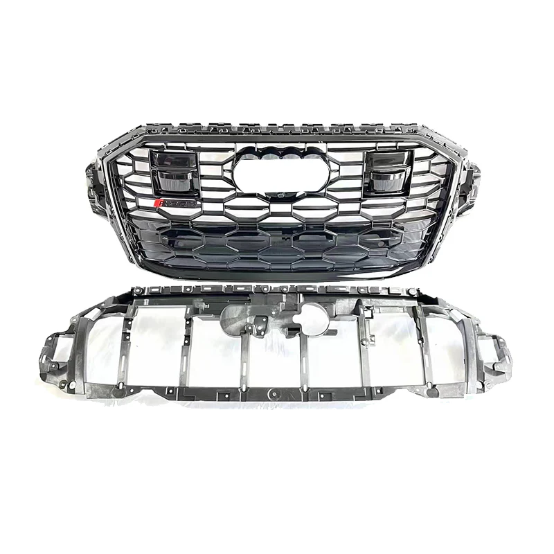RS Honeycomb Front Grille for 2020-2024 Audi Q7/SQ7 4M Models - Image 3
