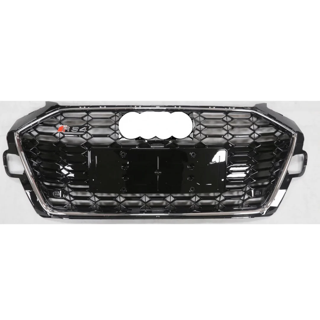 RS Honeycomb Front Grille for 2020-2024 Audi A4/S4 B9.5 Models - Image 3