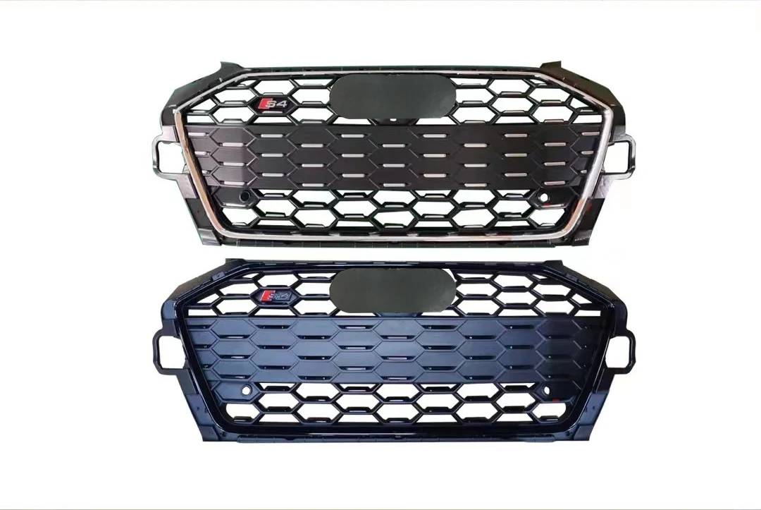 RS Honeycomb Front Grille for 2020-2024 Audi A4/S4 B9.5 Models - Image 4