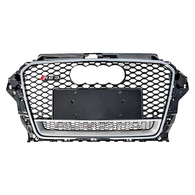 RS Honeycomb Front Grille for 2013-2016 Audi A3/S3 8V Models - Image 4