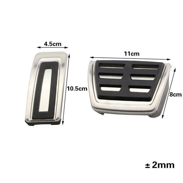 Stainless Steel Audi Sport Pedal Covers for Audi 8V Models - Image 3