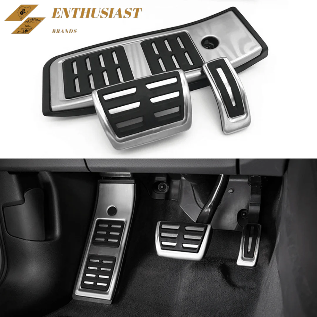 Stainless Steel Audi Sport Foot Pedals for Audi C8 Models