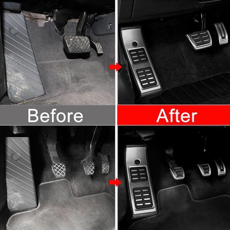 Stainless Steel Audi Sport Foot Pedals for Audi C8 Models - Image 3
