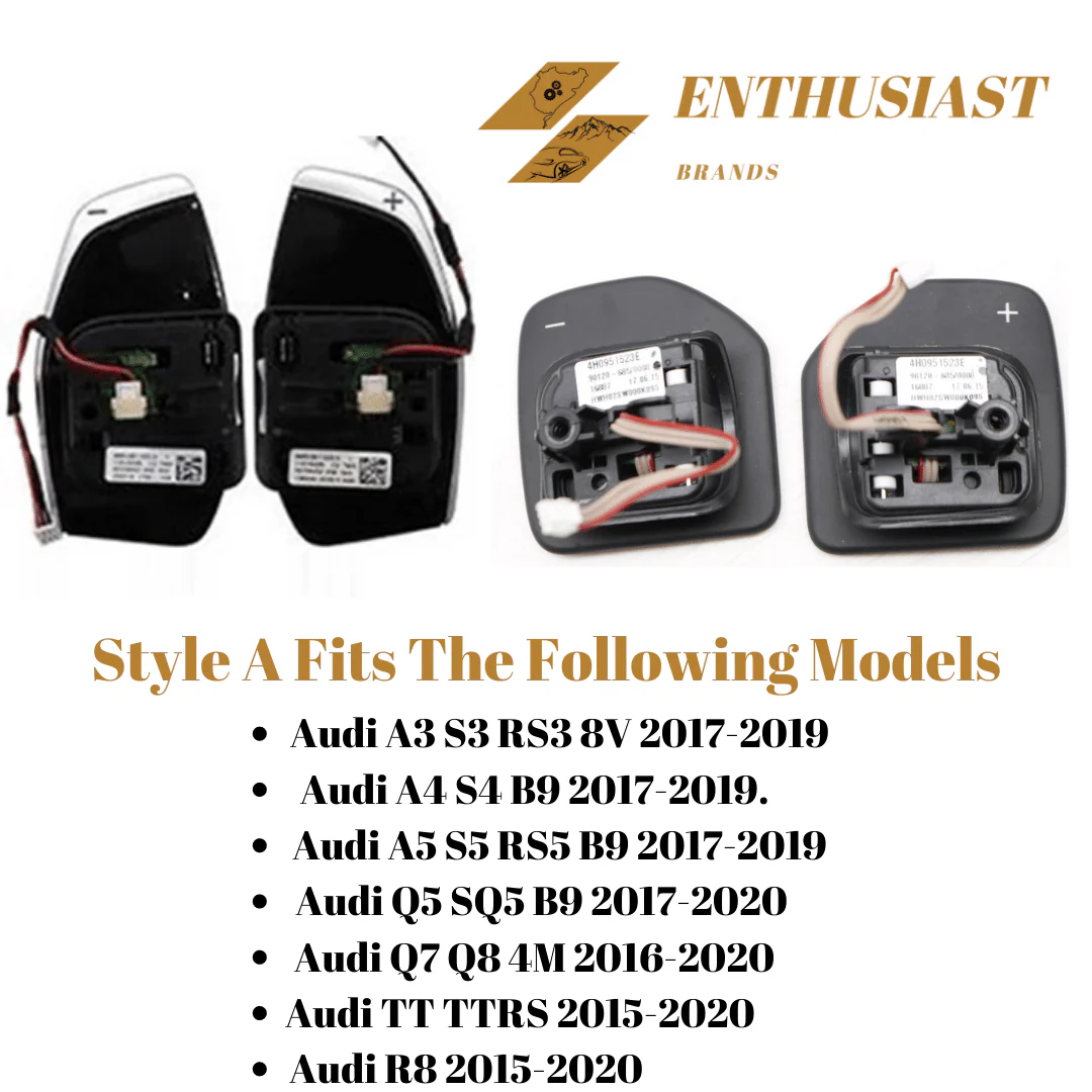 Urus Style Steering Wheel Paddle Shifters For Most Audi Models - Image 3