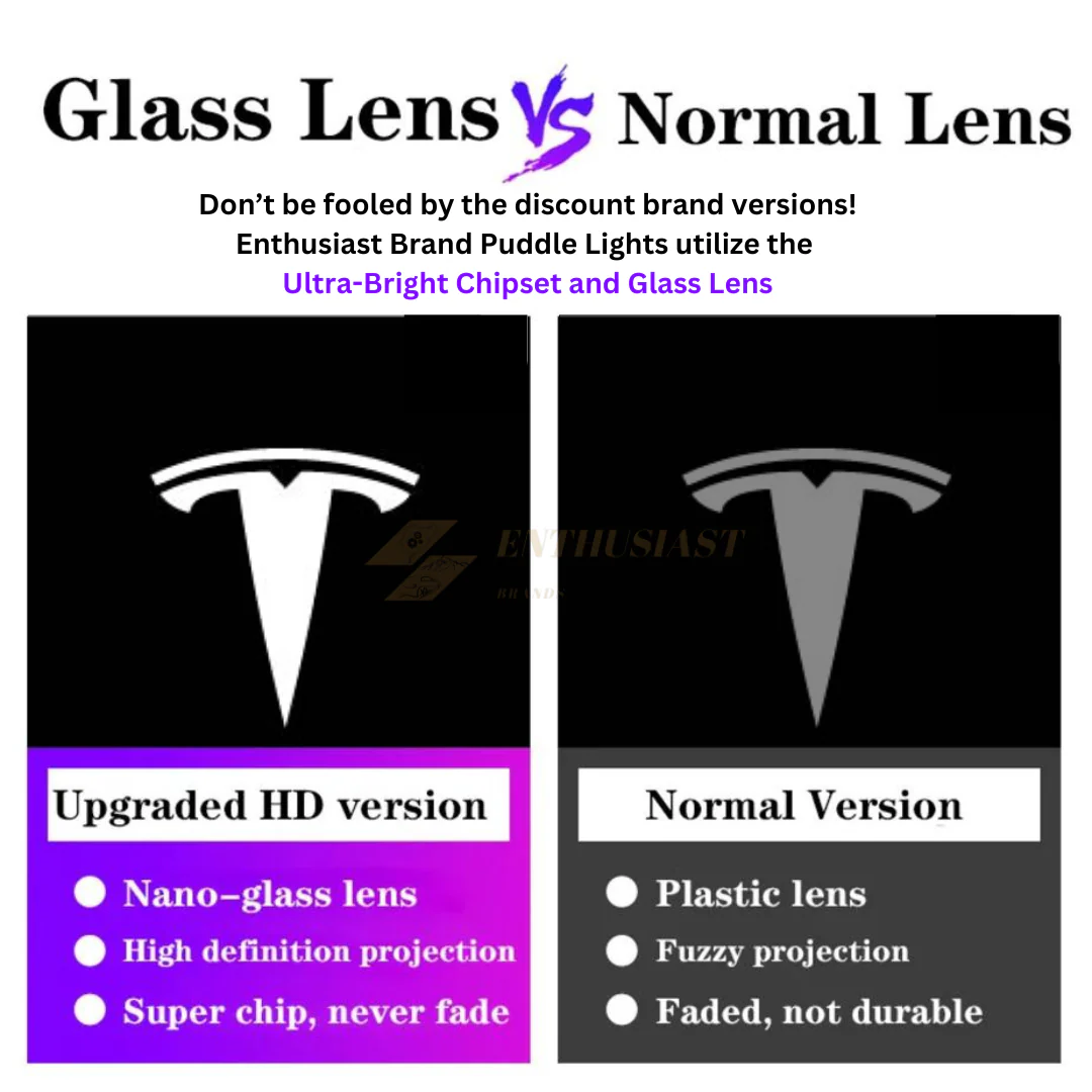 Ultra-Bright LED Door Projector Puddle Lights for Tesla Models - Image 9